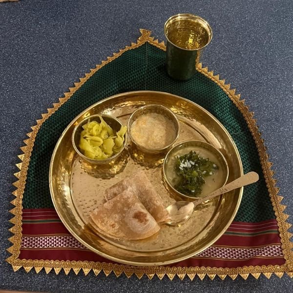 A traditional Ayurvedic thali