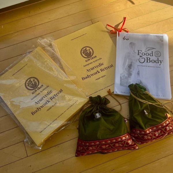 Take-home Ayurvedic workbook and herbal kit