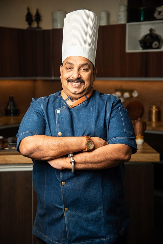 Chef Vishnu, head of kitchen at AumGram Ayurveda